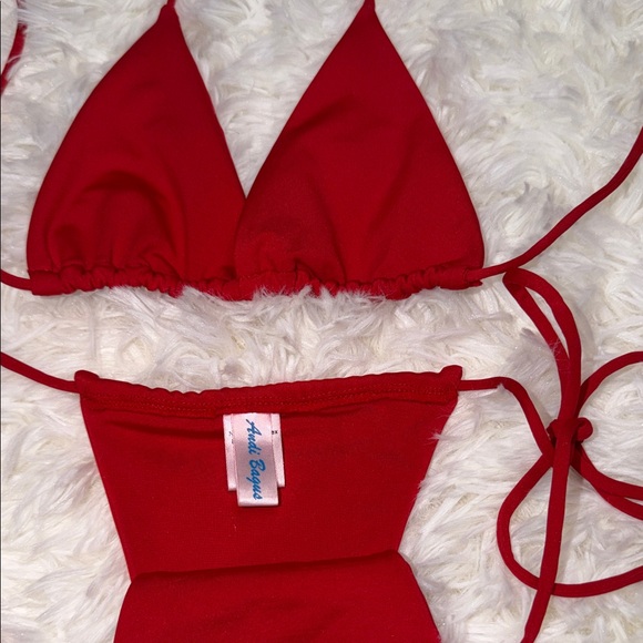 Red Triangle Bikini Set - Picture 5 of 7